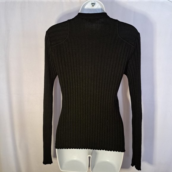 GEORGES RECH Maille TOP Sz (5) S - M sweater front zip OLD MONEY CORPCORE CASUAL - Picture 5 of 8
